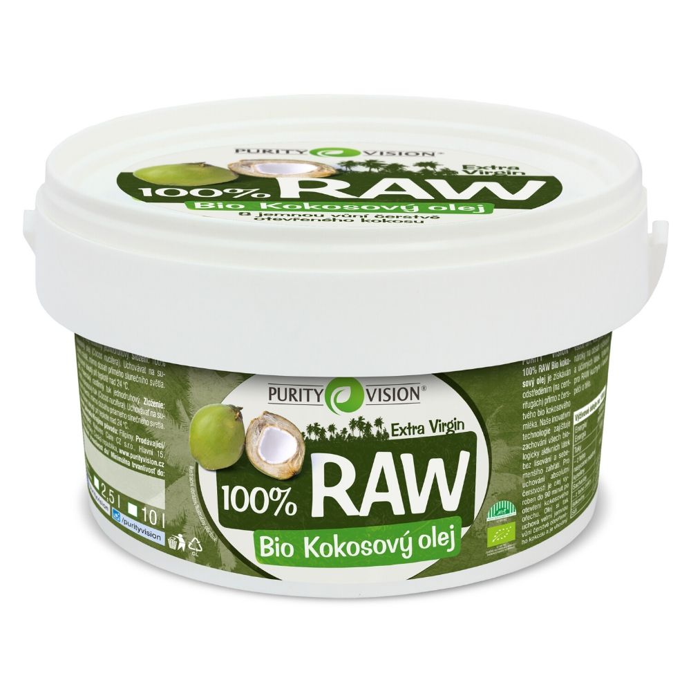 Bio Surowy Olej Kokosowy 2,5 l