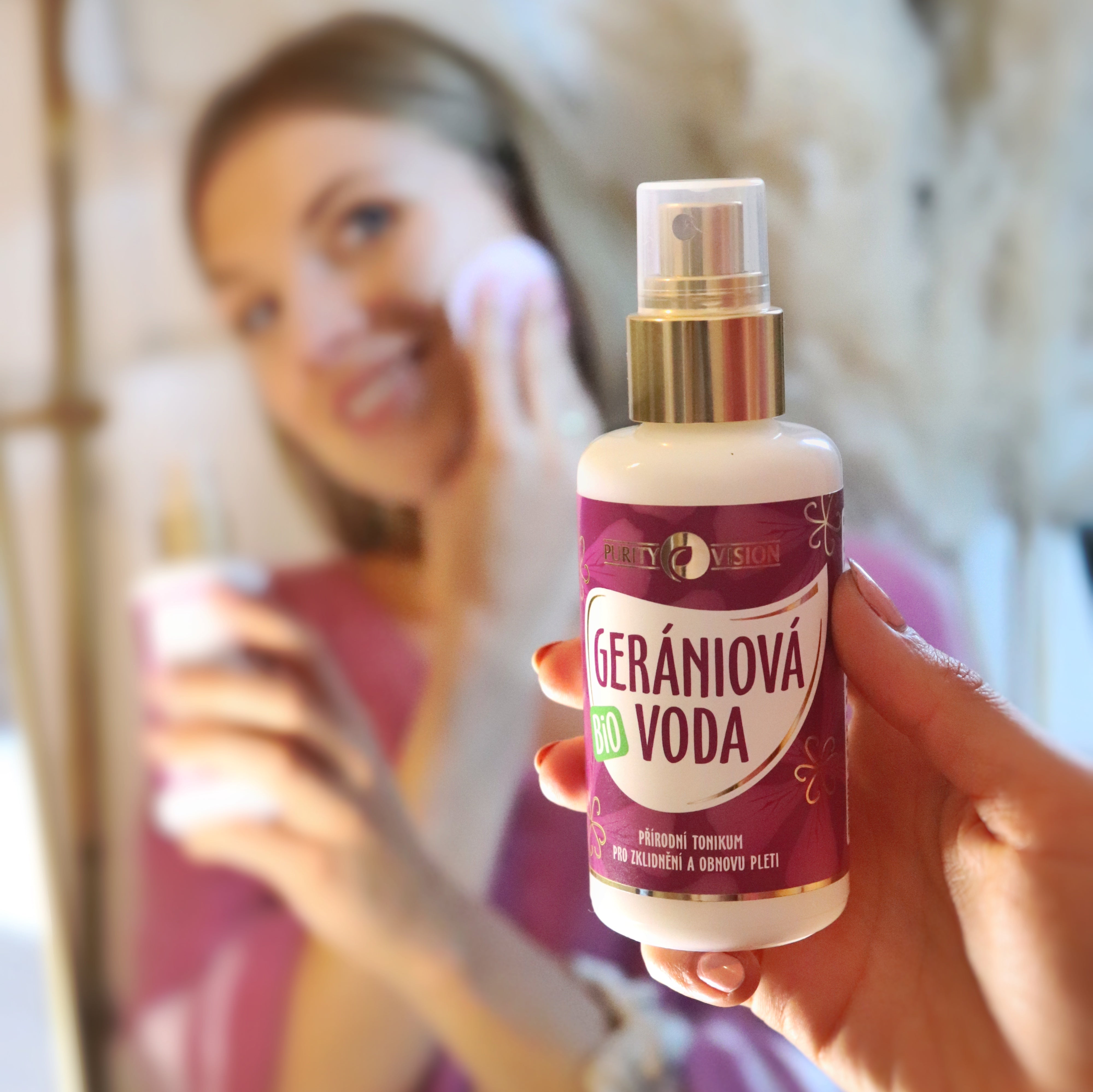 Bio woda z geranium 100 ml