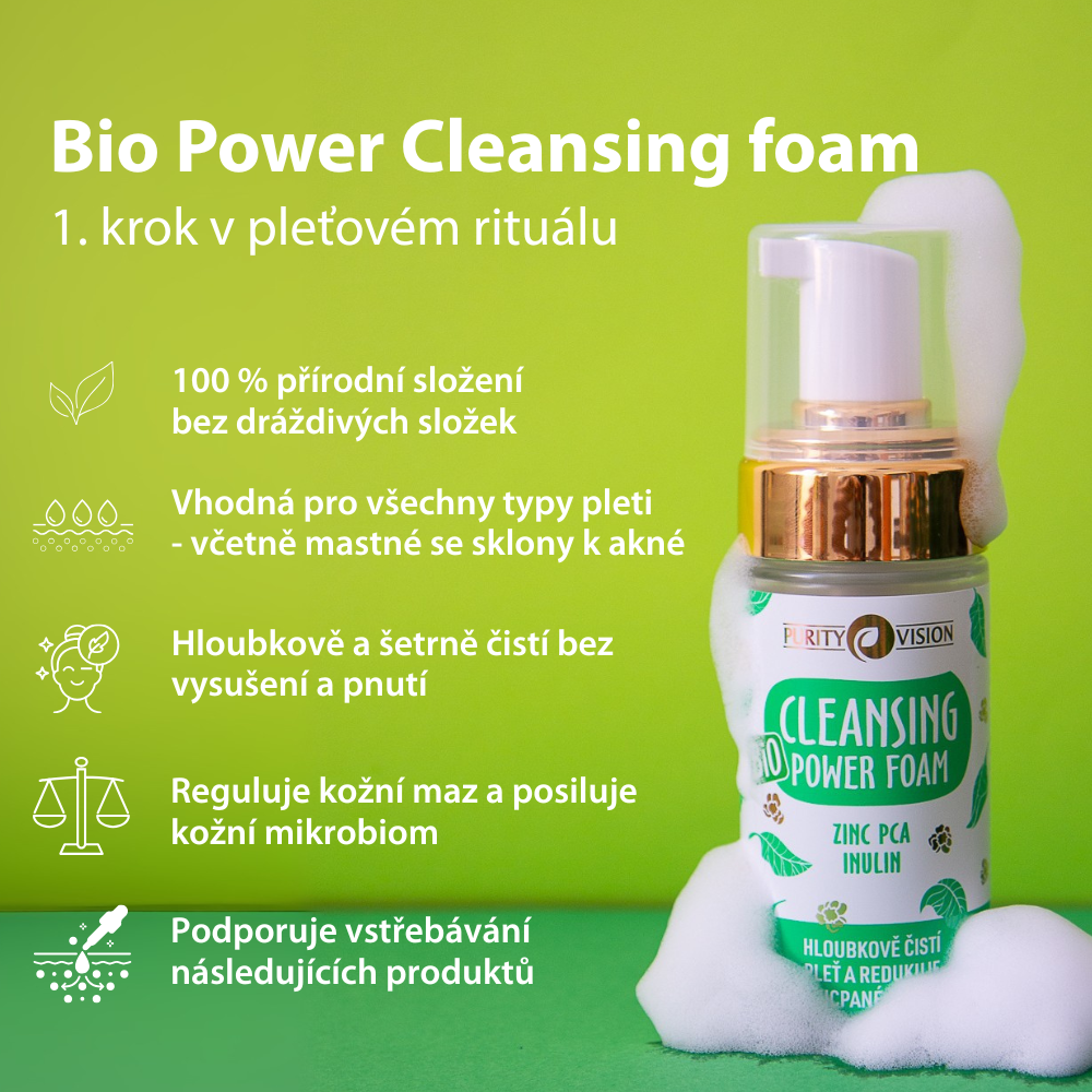 Bio Pianka Oczyszczająca Power 90 ml