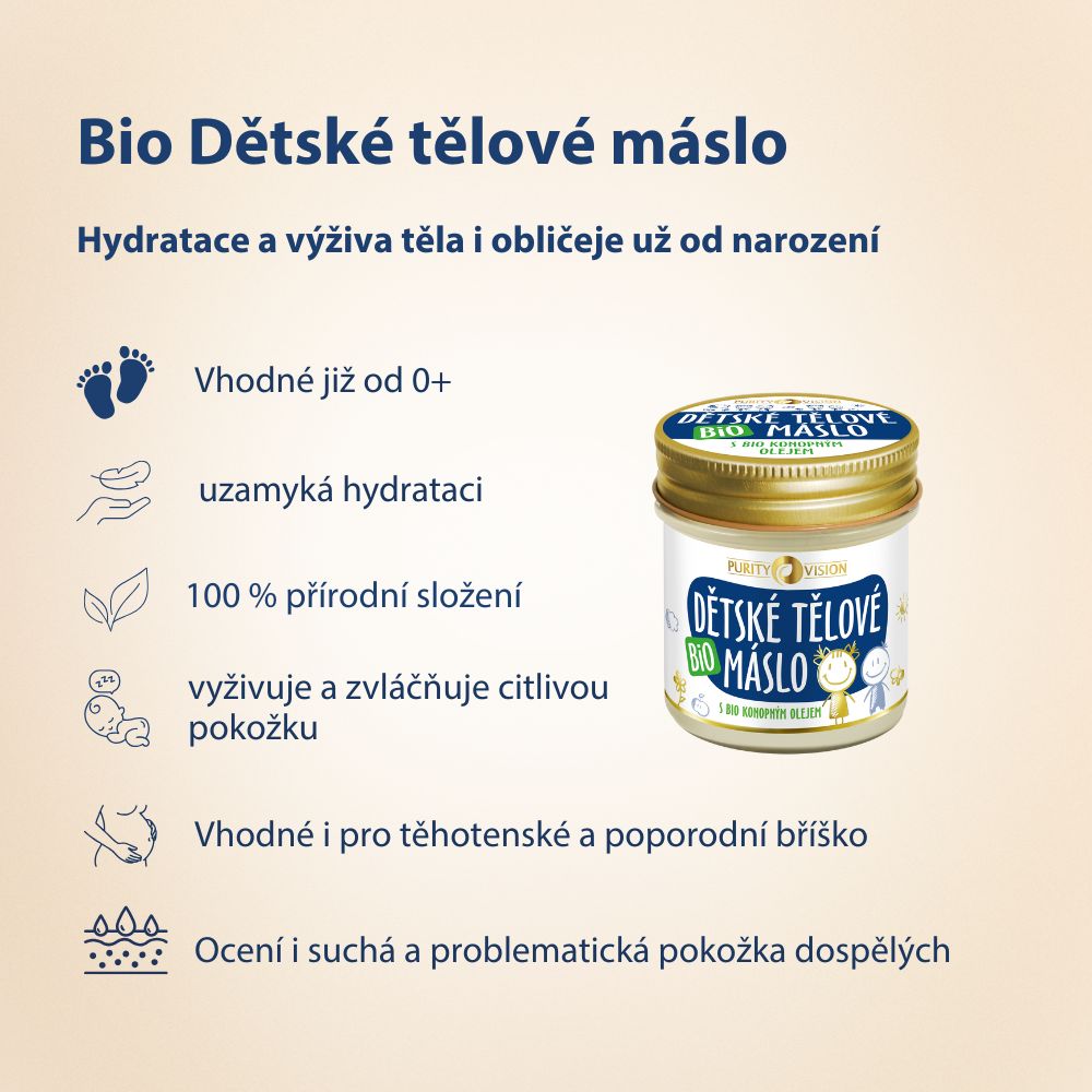 Bio masło do ciała dla dzieci 120 ml