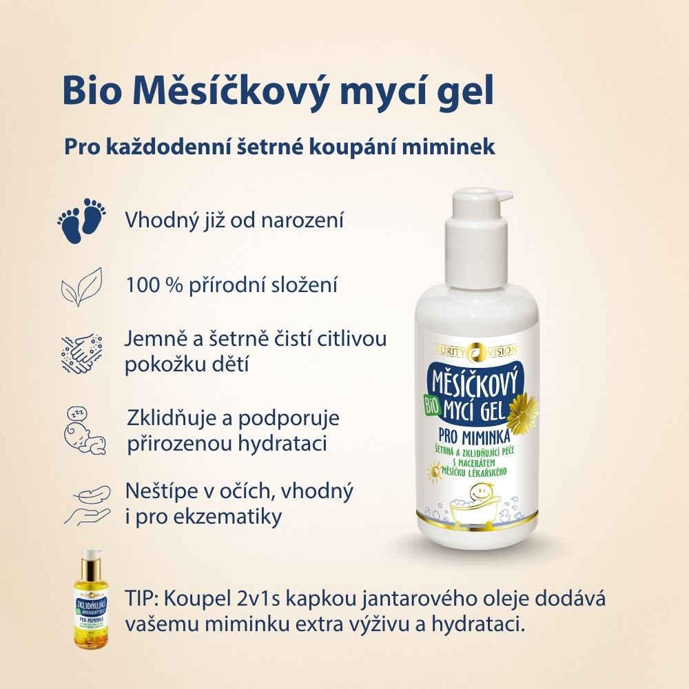 Bio Żel Myjący dla Niemowląt 200 ml