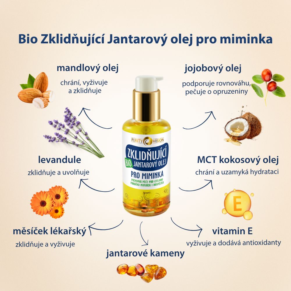 Bio Kojący Olejek Bursztynowy 95 ml