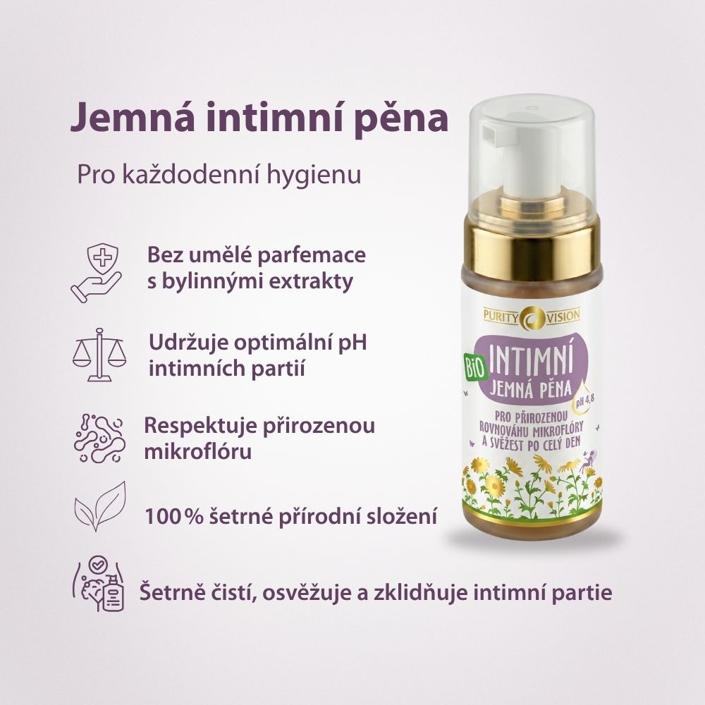 Bio Delikatna pianka do higieny intymnej 90 ml