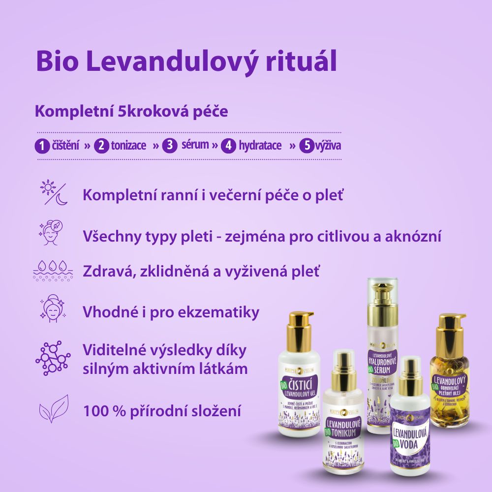 Bio Lawendowy Rytuał Pielęgnacji Twarzy