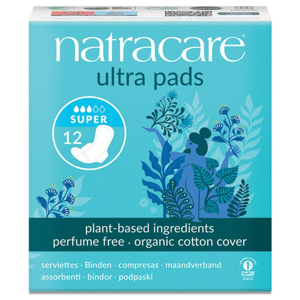 Podpaski Natracare Ultra Super ze skrzydełkami
