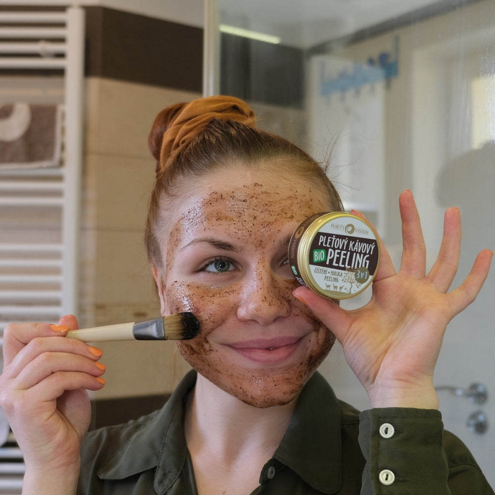 Bio peeling-maska do twarzy 3w1 z kawą 70 ml