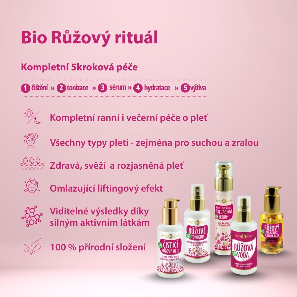 Bio Różany Rytuał Pielęgnacji Twarzy