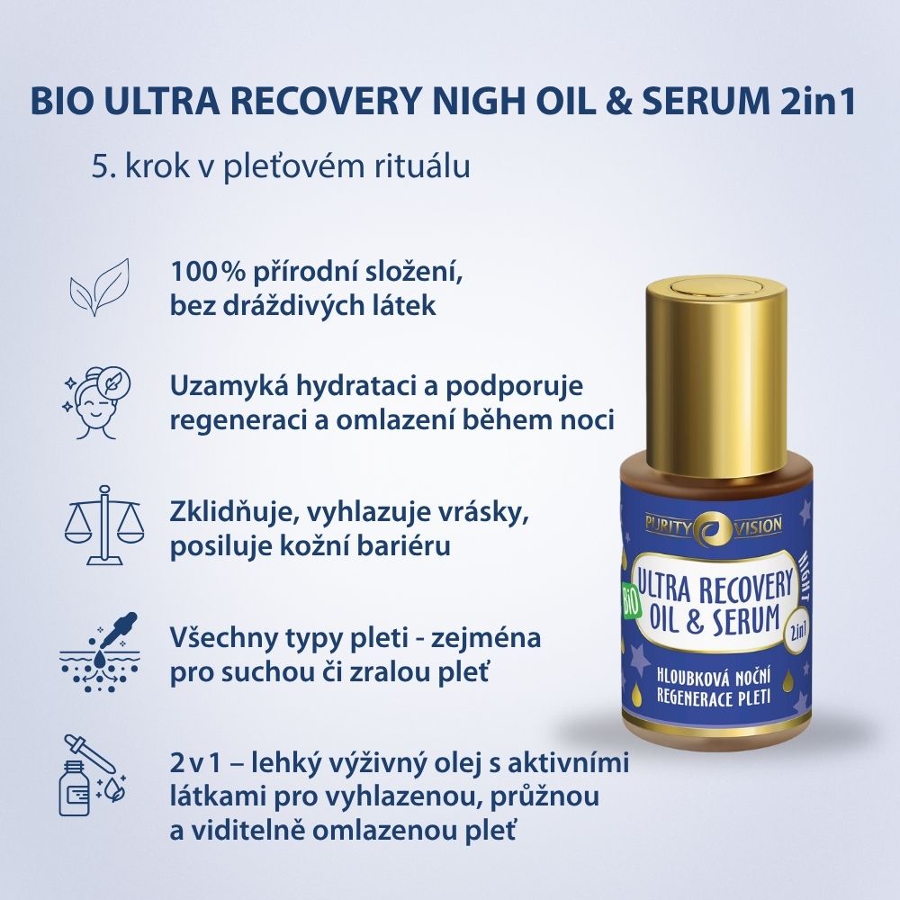 Bio Ultra Recovery Olejek i Serum 2w1 na Noc 30 ml